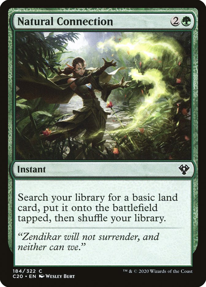Natural Connection [Commander 2020] | Card Citadel