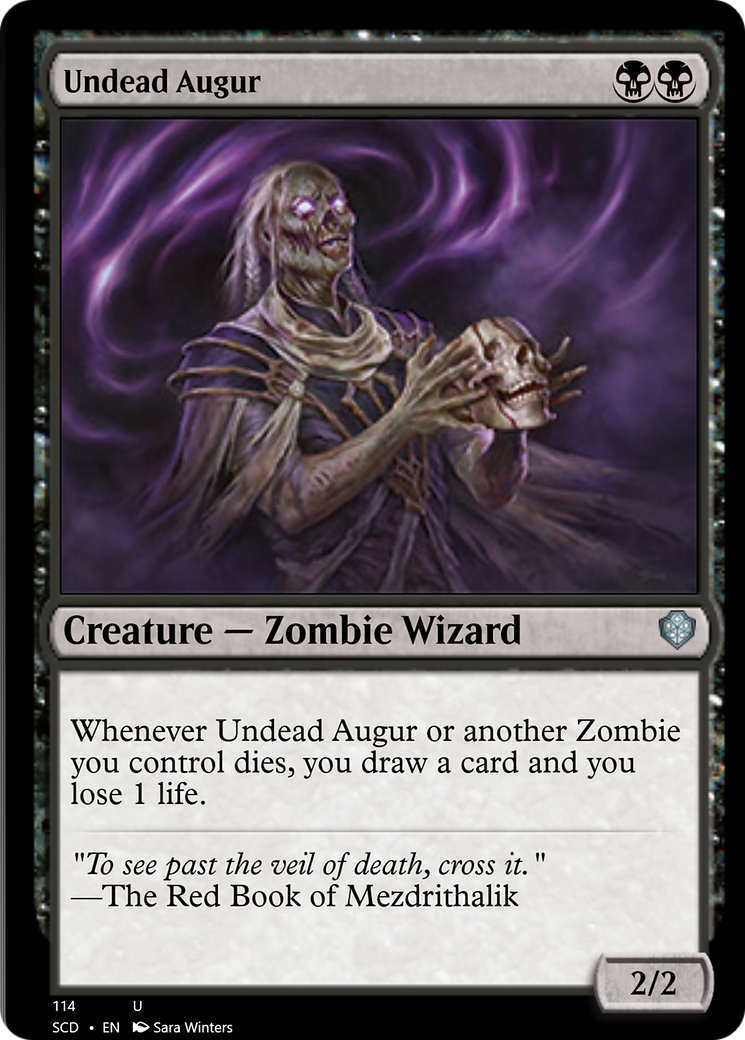 Undead Augur [Starter Commander Decks] | Card Citadel