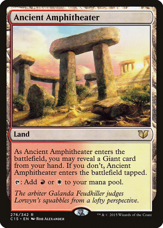 Ancient Amphitheater [Commander 2015] | Card Citadel