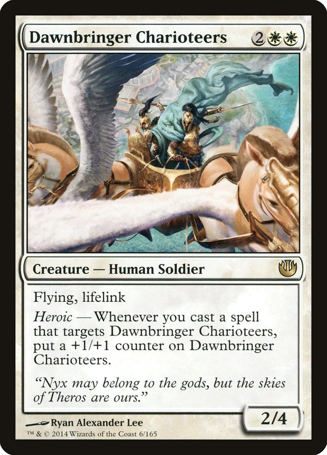 Dawnbringer Charioteers [Journey into Nyx] | Card Citadel