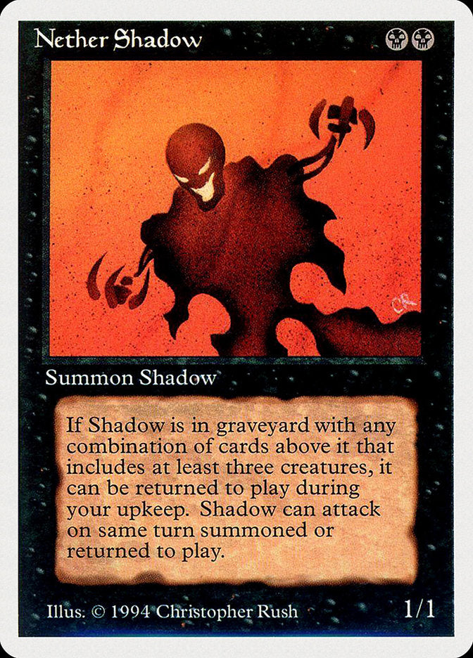 Nether Shadow [Summer Magic / Edgar] | Card Citadel