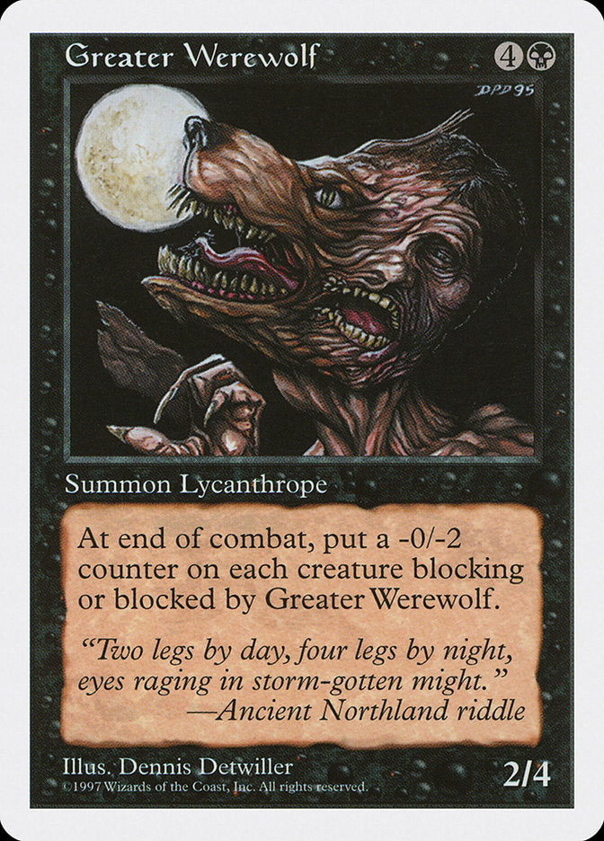 Greater Werewolf [Fifth Edition] | Card Citadel