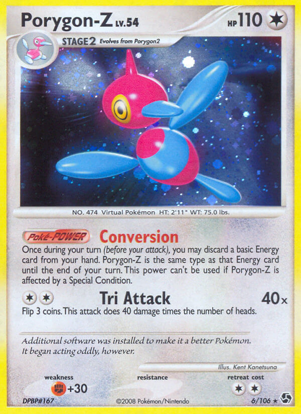 Porygon Z (6/106) (Theme Deck Exclusive) [Diamond & Pearl: Great Encounters] | Card Citadel