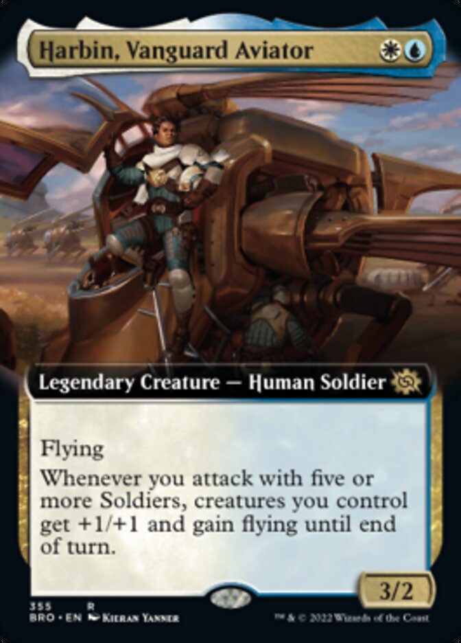 Harbin, Vanguard Aviator (Extended Art) [The Brothers' War] | Card Citadel