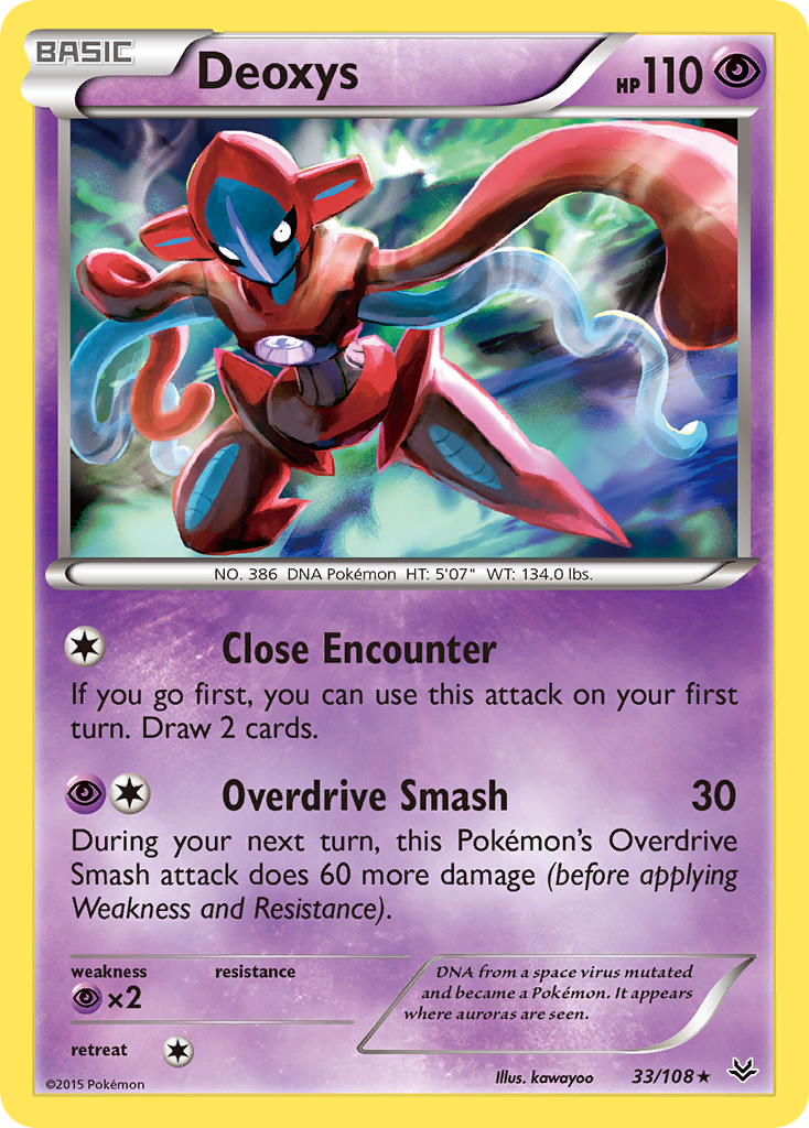 Deoxys (33/108) [XY: Roaring Skies] | Card Citadel