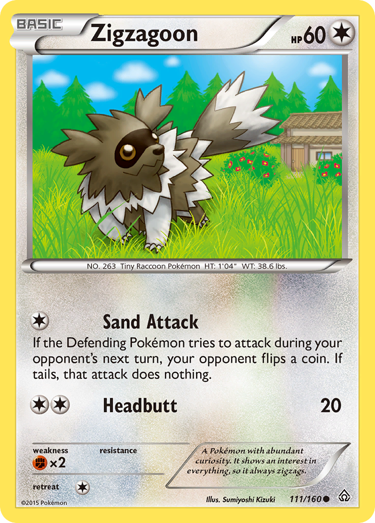 Zigzagoon (111/160) [XY: Primal Clash] | Card Citadel