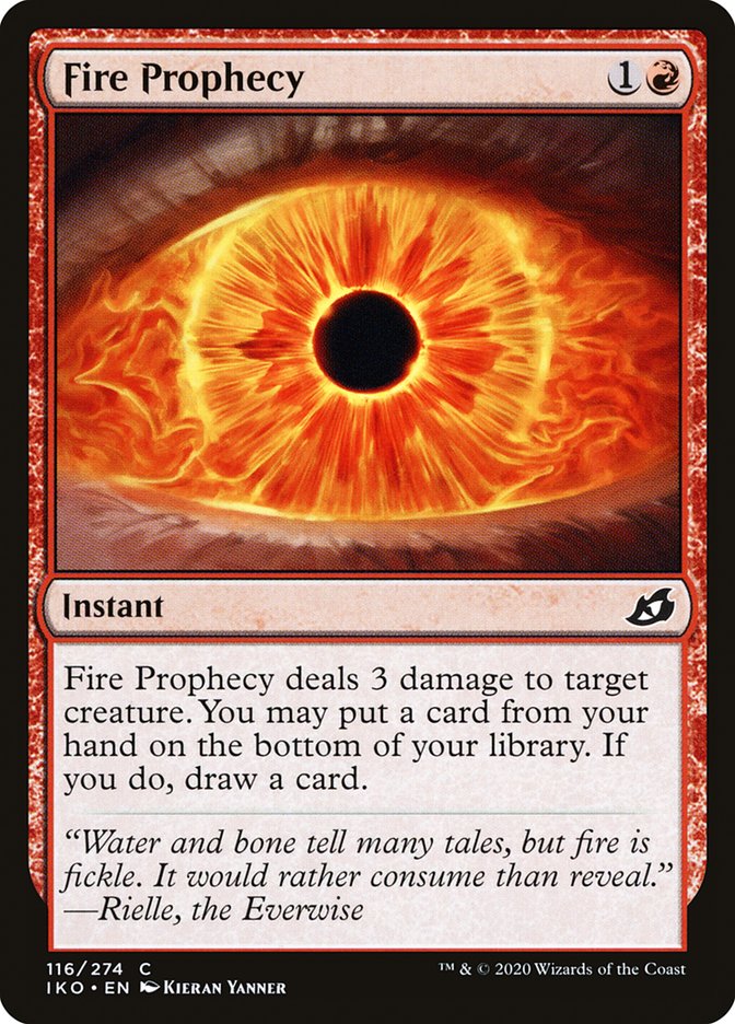 Fire Prophecy [Ikoria: Lair of Behemoths] | Card Citadel