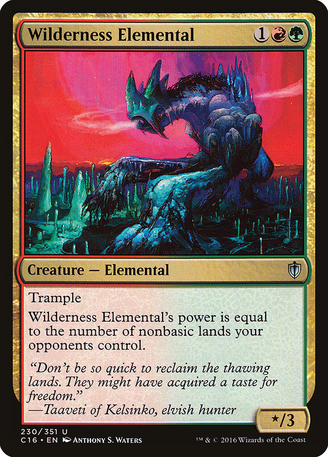 Wilderness Elemental [Commander 2016] | Card Citadel