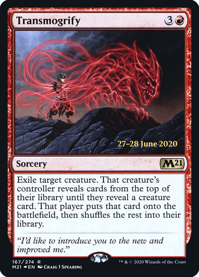 Transmogrify  [Core Set 2021 Prerelease Promos] | Card Citadel