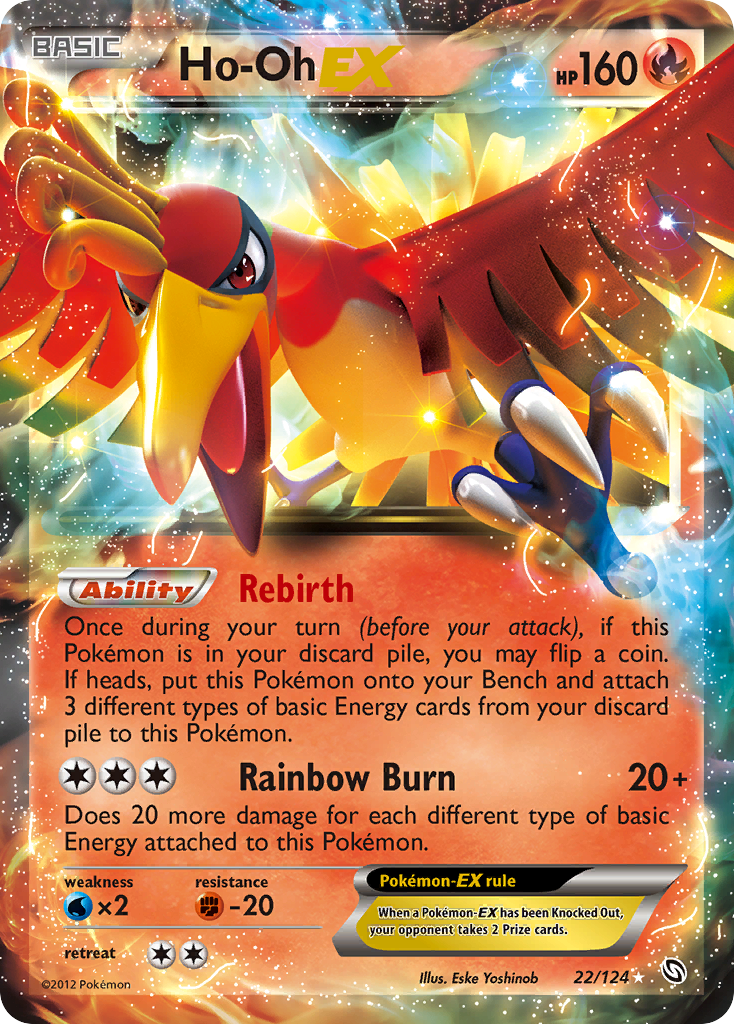 Ho-Oh EX (22/124) [Black & White: Dragons Exalted] | Card Citadel