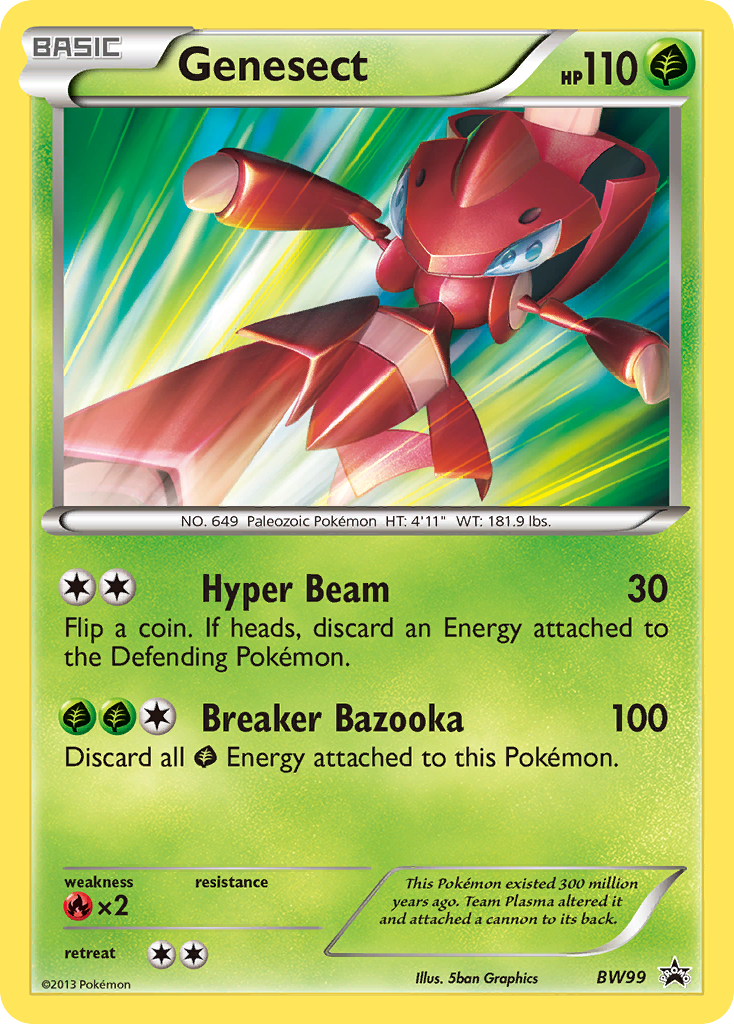 Genesect (BW99) [Black & White: Black Star Promos] | Card Citadel