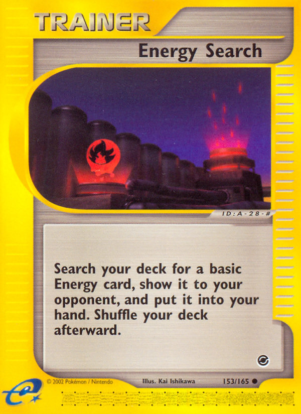 Energy Search (153/165) [Expedition: Base Set] | Card Citadel