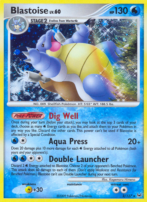 Blastoise (2/127) [Platinum: Base Set] | Card Citadel