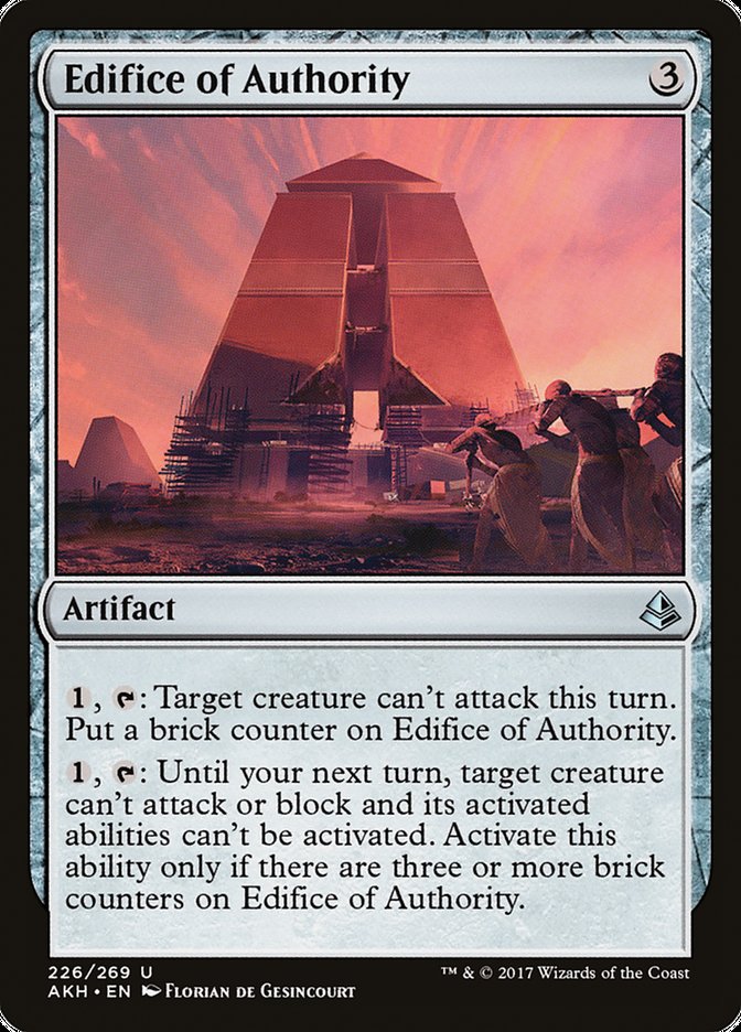 Edifice of Authority [Amonkhet] | Card Citadel