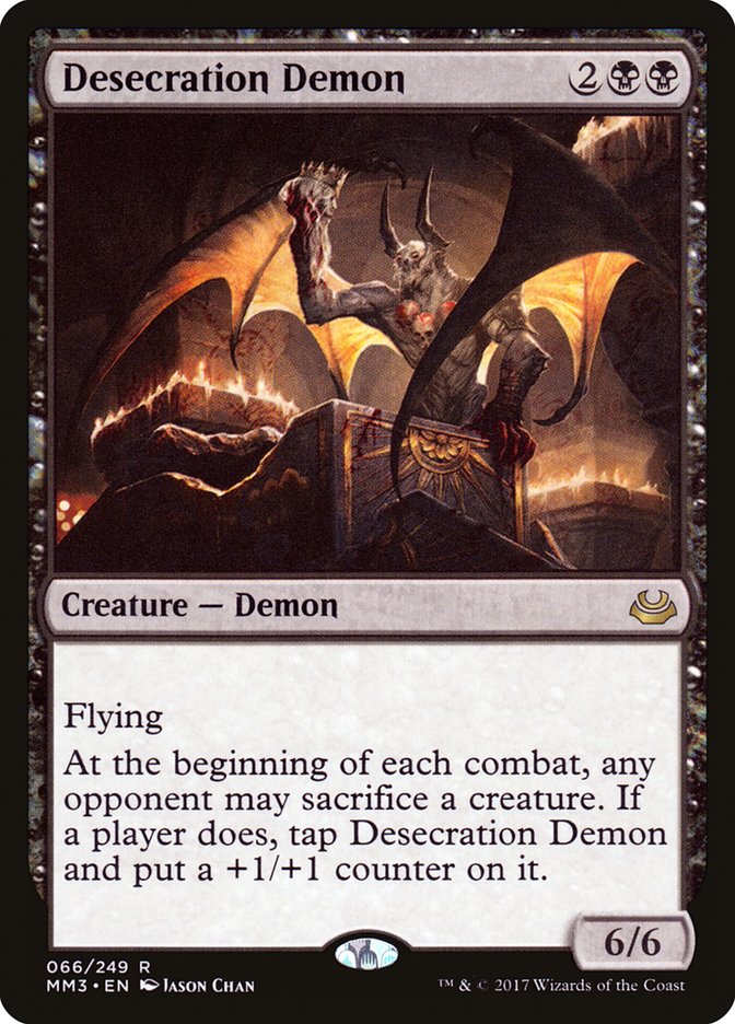 Desecration Demon [Modern Masters 2017] | Card Citadel