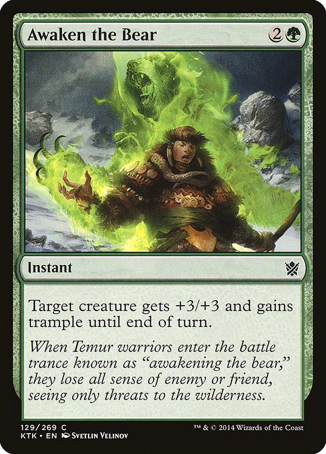 Awaken the Bear [Khans of Tarkir] | Card Citadel