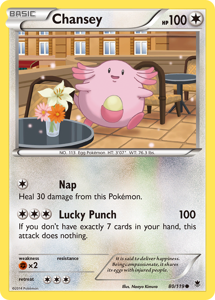 Chansey (80/119) [XY: Phantom Forces] | Card Citadel