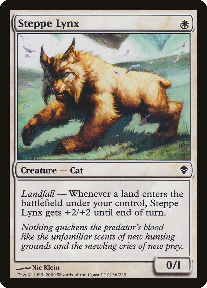 Steppe Lynx [Zendikar] | Card Citadel