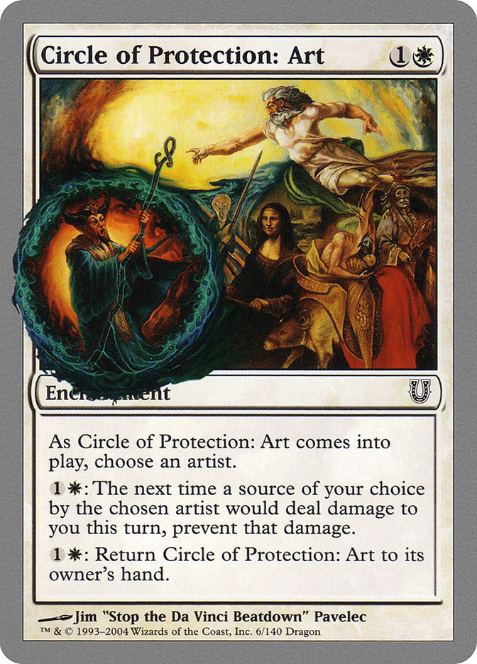 Circle of Protection: Art [Unhinged] | Card Citadel