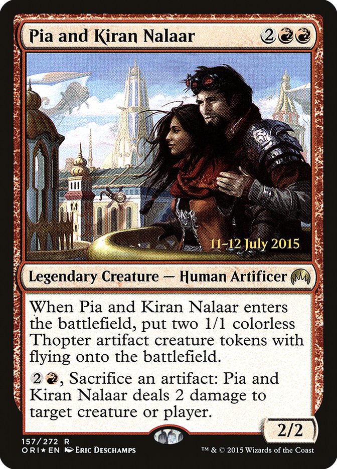 Pia and Kiran Nalaar [Magic Origins Promos] | Card Citadel