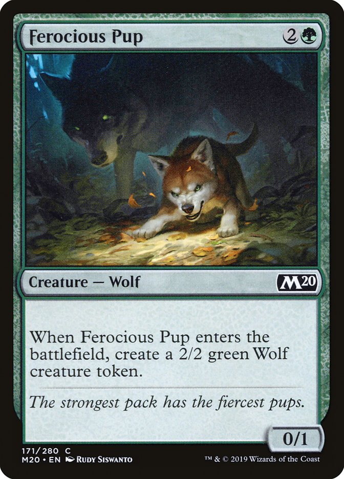 Ferocious Pup [Core Set 2020] | Card Citadel