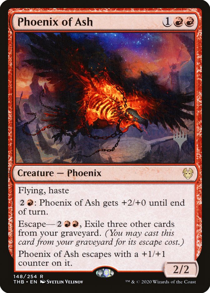 Phoenix of Ash (Promo Pack) [Theros Beyond Death Promos] | Card Citadel