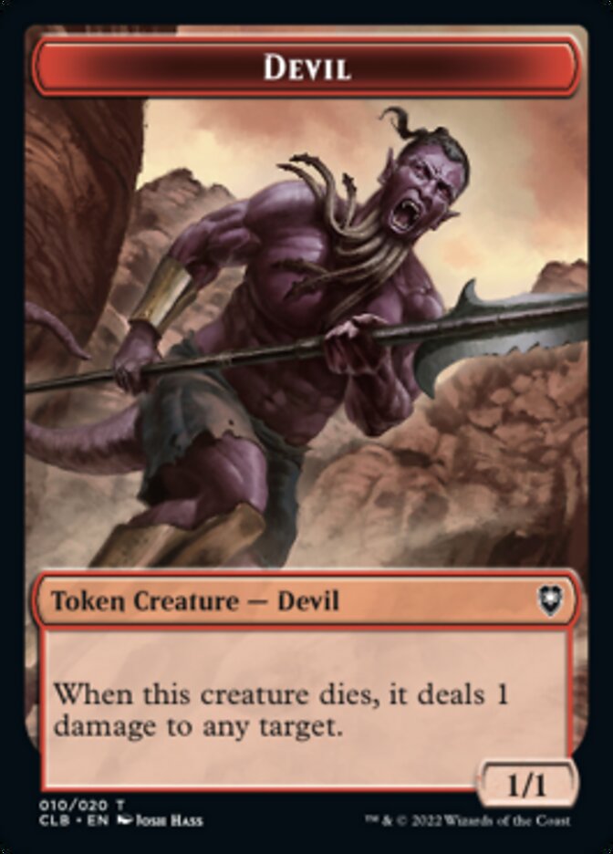 Devil Token [Commander Legends: Battle for Baldur's Gate Tokens] | Card Citadel