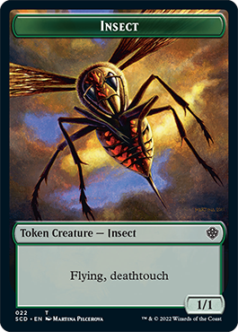 Insect // Cat Double-Sided Token [Starter Commander Decks] | Card Citadel