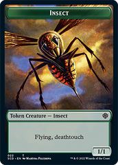 Insect // Soldier Double-Sided Token [Starter Commander Decks] | Card Citadel