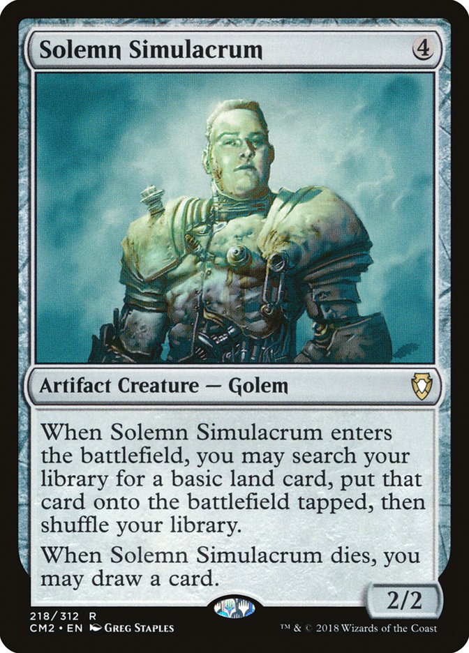 Solemn Simulacrum (218/312) [Commander Anthology Volume II] | Card Citadel