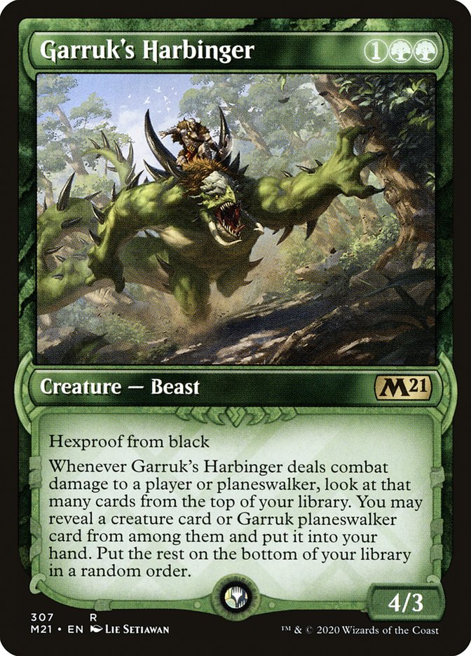 Garruk's Harbinger (Showcase) [Core Set 2021] | Card Citadel