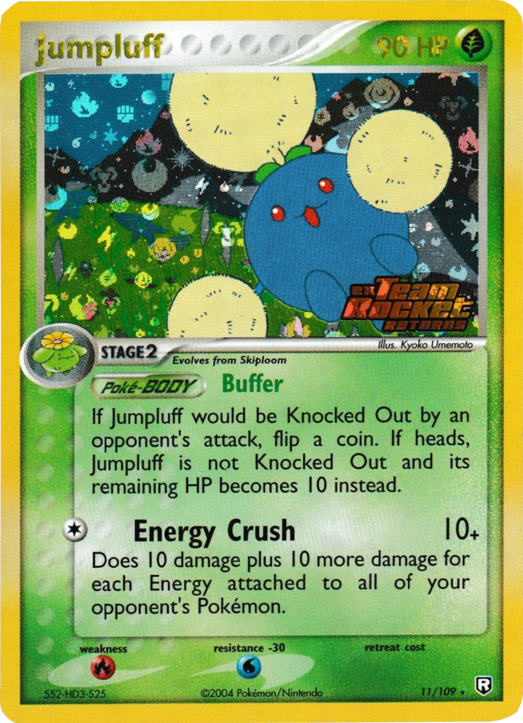 Jumpluff (11/109) (Stamped) [EX: Team Rocket Returns] | Card Citadel