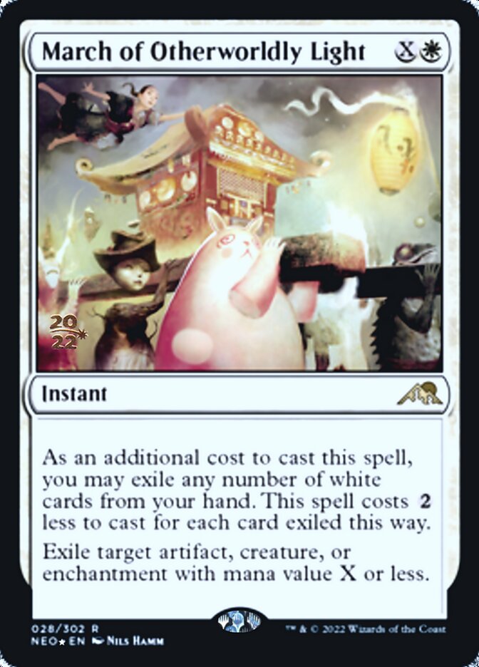 March of Otherworldly Light [Kamigawa: Neon Dynasty Prerelease Promos] | Card Citadel