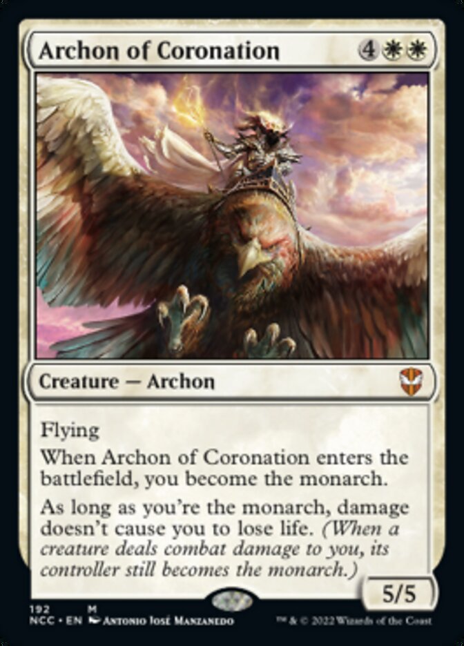 Archon of Coronation [Streets of New Capenna Commander] | Card Citadel
