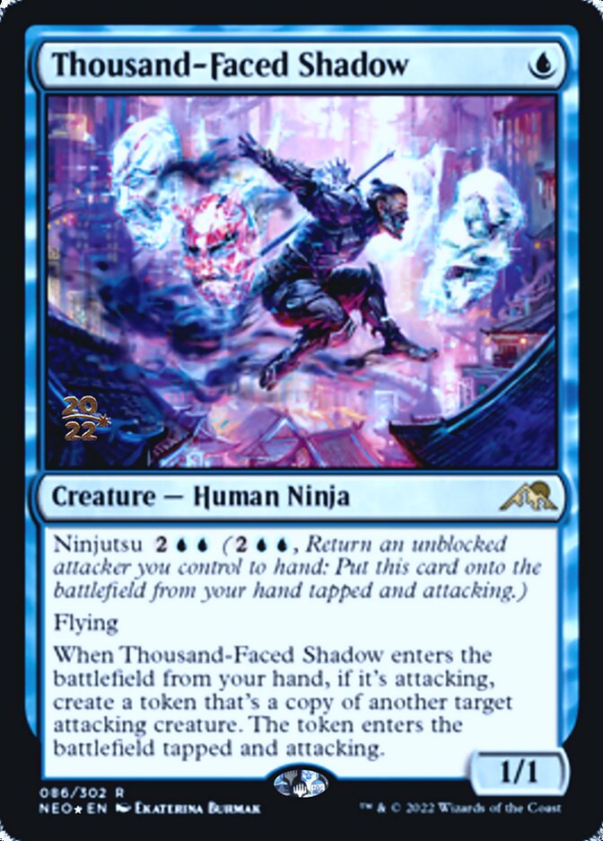 Thousand-Faced Shadow [Kamigawa: Neon Dynasty Prerelease Promos] | Card Citadel
