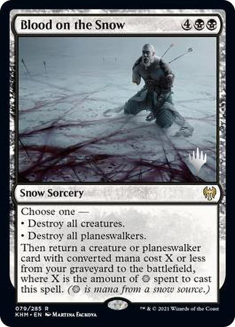 Blood on the Snow [Kaldheim Promo Pack] | Card Citadel
