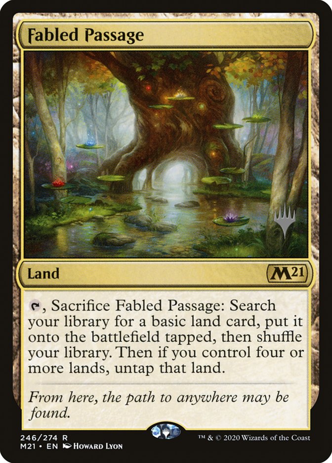 Fabled Passage (Promo Pack) [Core Set 2021 Promos] | Card Citadel