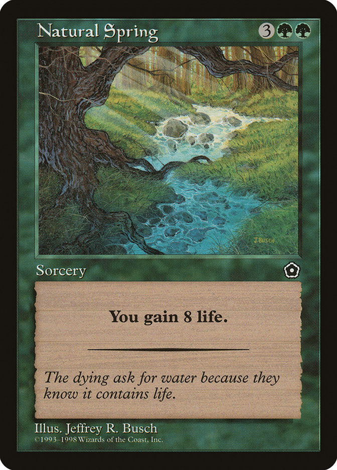 Natural Spring [Portal Second Age] | Card Citadel