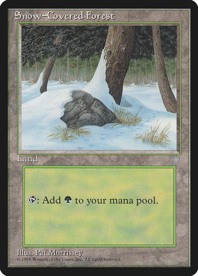 Snow-Covered Forest [Ice Age] | Card Citadel