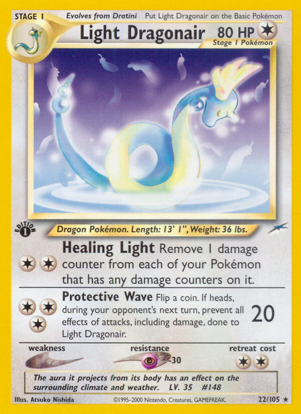 Light Dragonair (22/105) [Neo Destiny 1st Edition] | Card Citadel