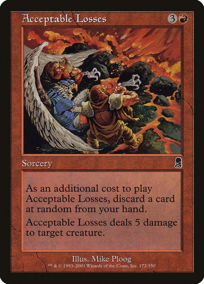 Acceptable Losses [Odyssey] | Card Citadel