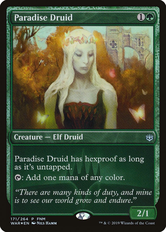 Paradise Druid [War of the Spark Promos] | Card Citadel