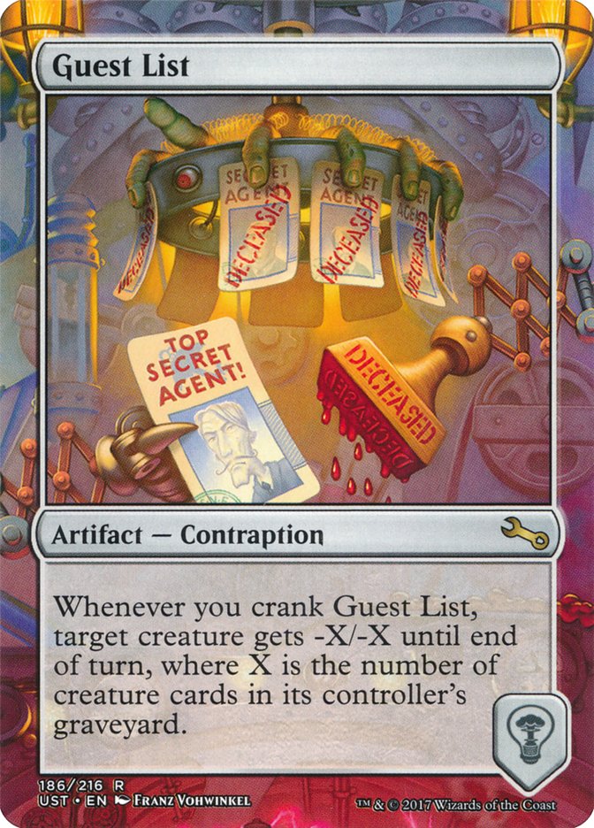 Guest List [Unstable] | Card Citadel