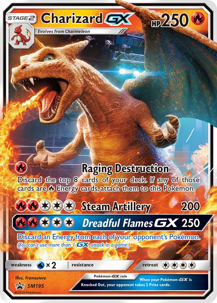 Charizard GX (SM195) [Sun & Moon: Black Star Promos] | Card Citadel