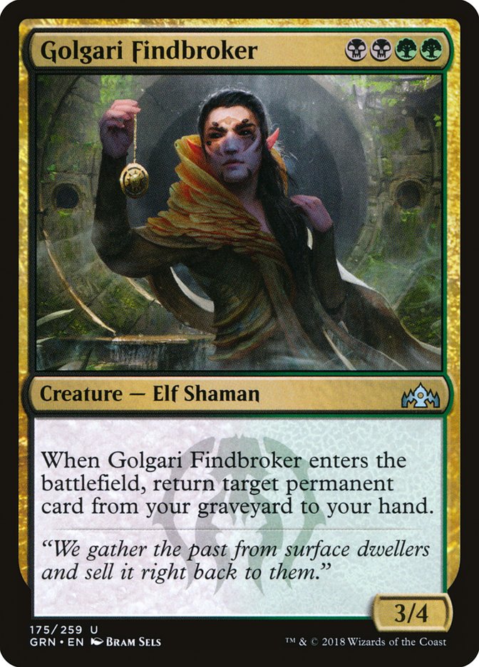 Golgari Findbroker [Guilds of Ravnica] | Card Citadel