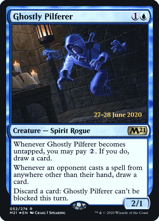 Ghostly Pilferer  [Core Set 2021 Prerelease Promos] | Card Citadel