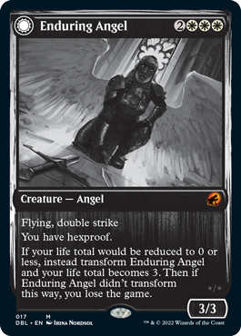 Enduring Angel // Angelic Enforcer [Innistrad: Double Feature] | Card Citadel