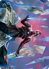 Behold the Multiverse Art Card (Gold-Stamped Signature) [Kaldheim: Art Series] | Card Citadel