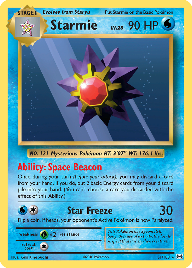 Starmie (31/108) [XY: Evolutions] | Card Citadel
