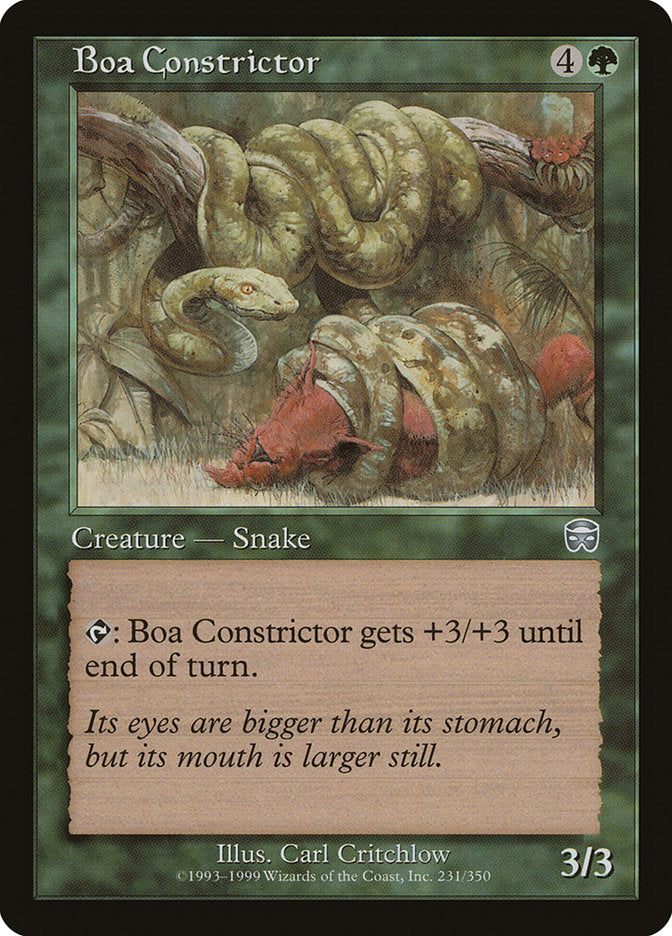 Boa Constrictor [Mercadian Masques] | Card Citadel